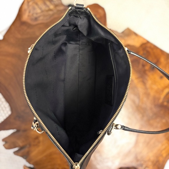 💖HOST PICK!💝 COACH Prairie Satchel in Black Pebbled Leather! EUC! - Picture 12 of 14